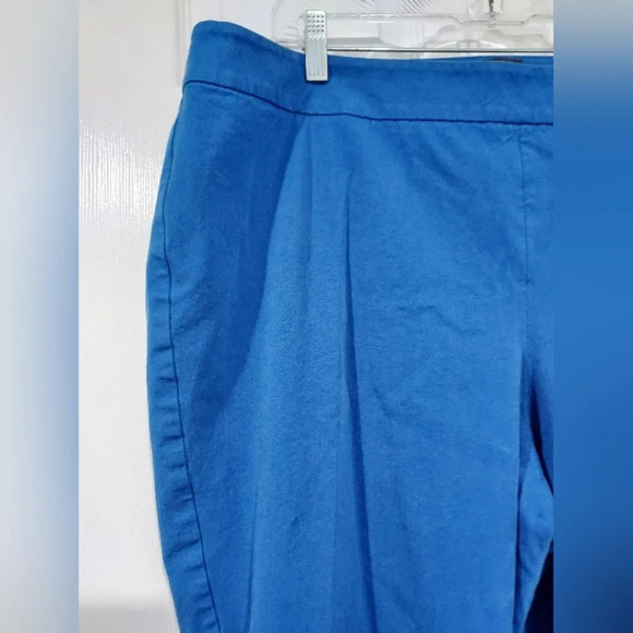 Talbots Woman Royal Blue Chatham Slim Ankle Pants in Size 20W (Wide) - Picture 2 of 12